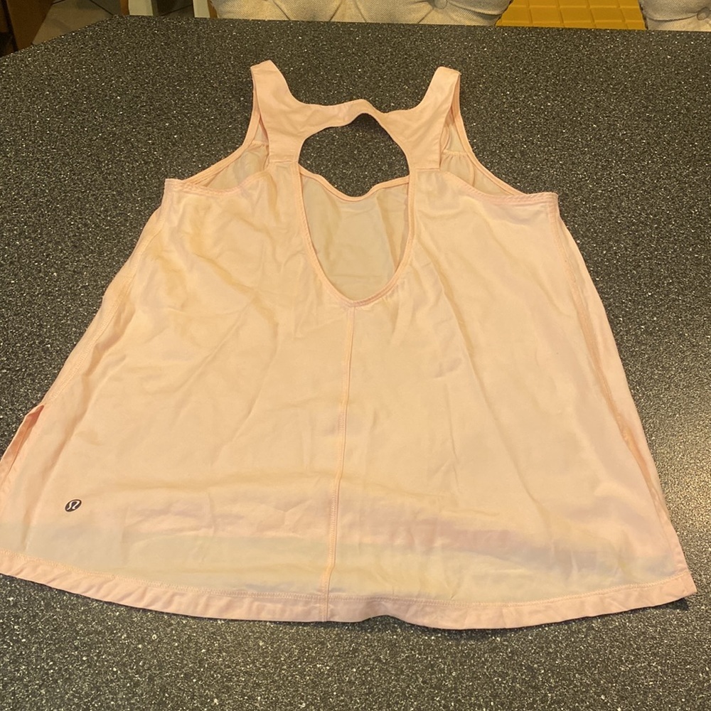 LULULEMON | pink workout top size 8 - Picture 2 of 4